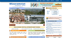 Desktop Screenshot of mizoramstat.com